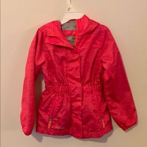 Champion Pink Rain Jacket | Girls | XS (4T-5T)